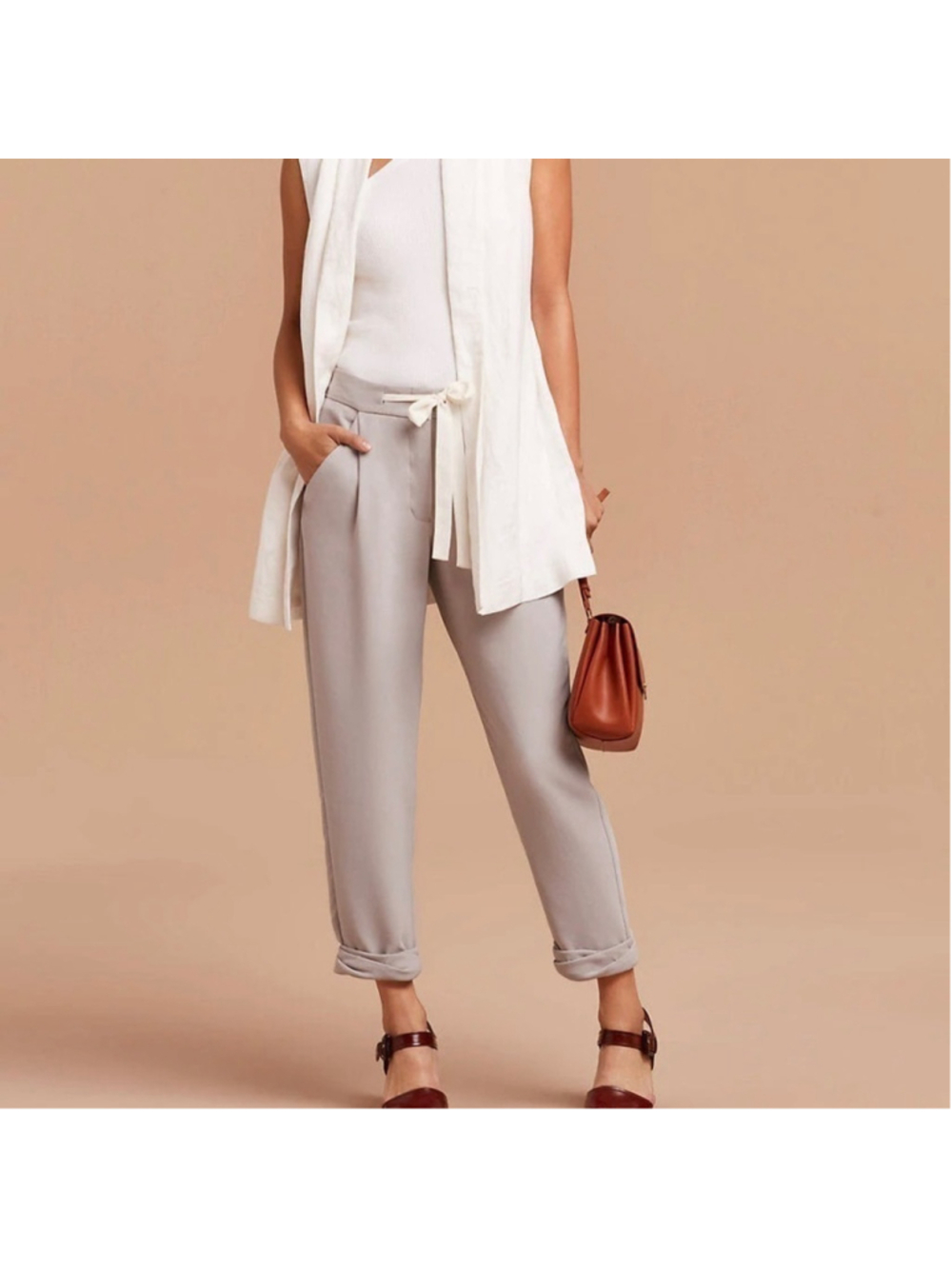 Aritzia Wilfred Allant pant with linen size 00